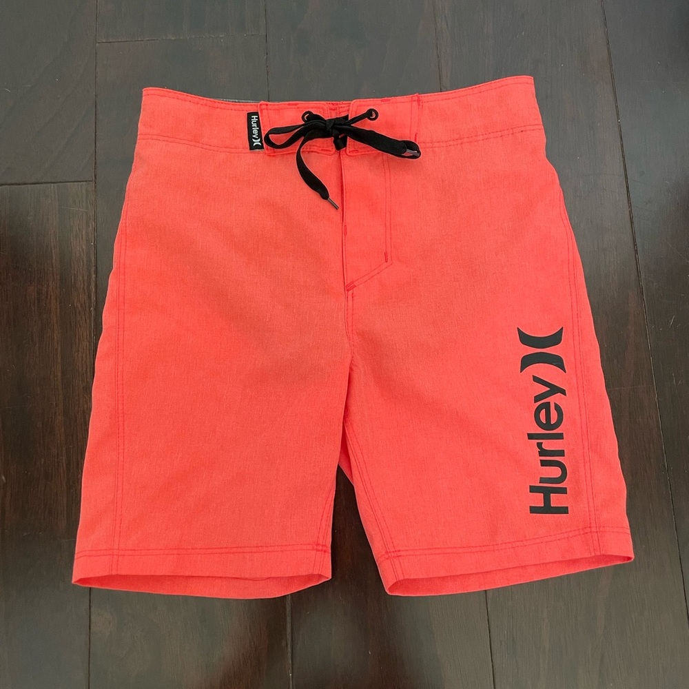 Hurley orange board short, size 4